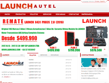 Tablet Screenshot of launchile.com